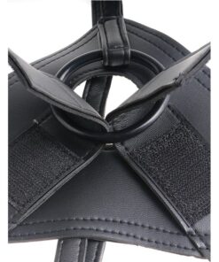 KING COCK - HARNESS WITH REALISTIC PENIS BROWN 20.3 CM