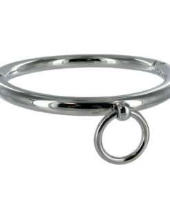 METAL HARD - BDSM NECKLACE WITH RING 18CM