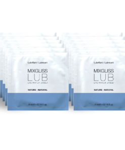 MIXGLISS - NATURAL WATER-BASED LUBRICANT 12 SINGLE DOSE 4 ML