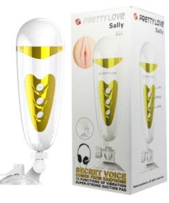 PRETTY LOVE - MALE MASTURBATOR WITH VIBRATION AND SOUND SALLY
