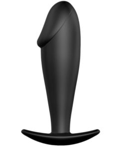 PRETTY LOVE - ANAL PLUG SILICONE PENIS FORM BLACK