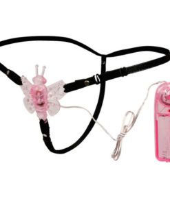 BAILE - HARNESS WITH MULTIVESPEED VIBRATING BUTTERFLY