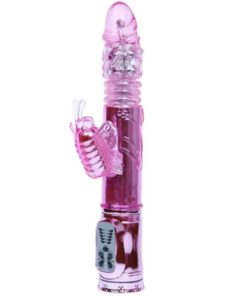 BAILE - RECHARGEABLE VIBRATOR WITH ROTATION AND THROBBING BUTTERF STIMULATOR
