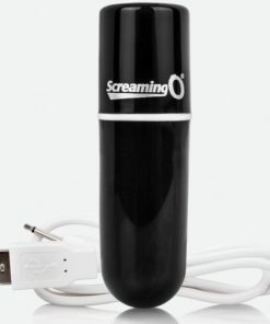 SCREAMING O - RECHARGEABLE VIBRATING BULLET VOOOM BLACK