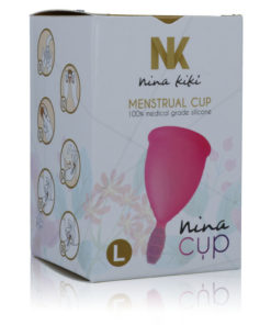 NINA KIKÍ - MENSTRUAL CUP PINK - SIZE L