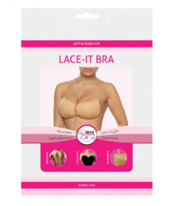 BYE-BRA - LACE-IT ENHANCEMENT PUSH-UP BLACK CUP D