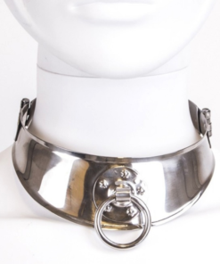 METAL HARD - RESTRAINT COLLAR WITH RING