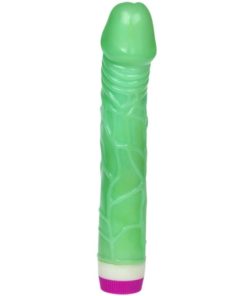 BAILE - WAVES OF PLEASURE VIBRATOR 23 CM GREEN