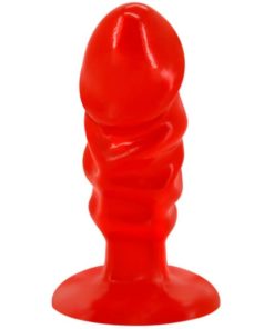 BAILE - UNISEX ANAL PLUG WITH RED SUCTION CUP