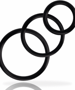 ADDICTED TOYS - RINGS SET FOR PENIS BLACK