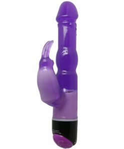 BAILE - WAVES OF PLEASURE FANTASY VIBRATOR WITH LILAC RABBIT 23 CM