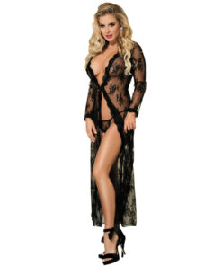 SUBBLIME PEIGNOIR FLORAL DESIGN S/M