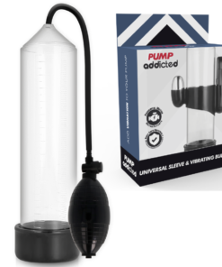 PUMP ADDICTED - RX3 TRANSPARENT VIBRATOR