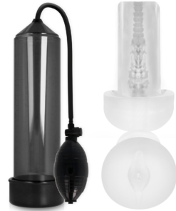 PUMP ADDICTED - RX3 BLACK WITH PLEASURE SLEEVE