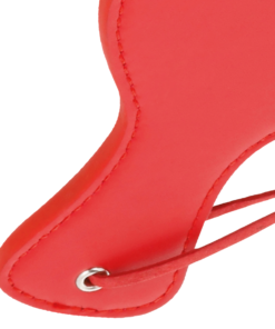 DARKNESS - RED ROUNDED FETISH PADDLE