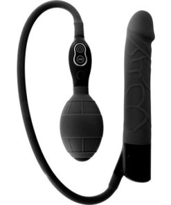 SEVEN CREATIONS - BLACK INFLATABLE VIBRATOR