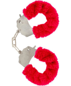 TOYJOY - FURRY FUN CUFFS BONDAGE RED