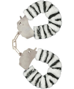 TOYJOY - FURRY FUN CUFFS BONDAGE ZEBRA