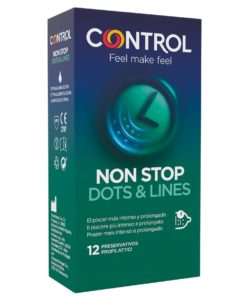 CONTROL - NONSTOP DOTS AND LINES CONDOMS 12 UNITS