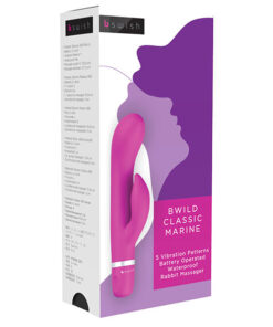 B SWISH - BWILD CLASSIC MARINE RABBIT VIBRATOR CERISE