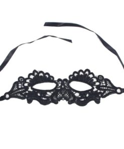 QUEEN LINGERIE - BLACK MASK ONE SIZE