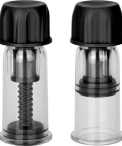 CALEXOTICS - COLT SUCTION CUPS WITH STIMULATING WAVES FOR THE NIPPLE, BLACK