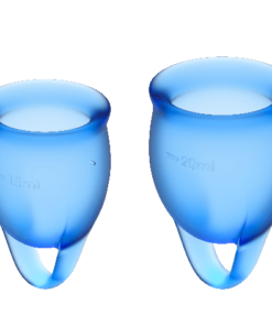 SATISFYER FEEL CONFIDENT MENSTRUAL CUP CLEAR  15+20ML
