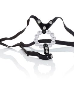 CALEXOTICS - LOVERS THONG W. PLEASURE PEARLS
