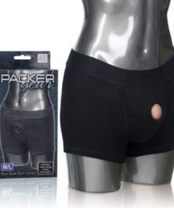 CALEXOTICS - PACKER GEAR BOXER BRIEF HARNESS M/L