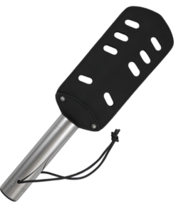 METAL HARD - THE PADDLE ORIGINAL LEATHER AND METAL - WITH HOLES