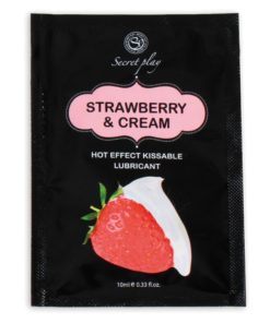 SECRETPLAY - SINGLE DOSE LUBRICANT STRAWBERRIES  CREAM 10 ML