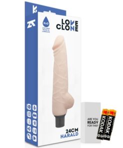 LOVECLONE - HARALD SELF LUBRICATION VIBRATOR 24 CM -O- 4 CM