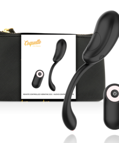 COQUETTE CHIC DESIRE - VIBRATING EGG REMOTE CONTROL RECHARGEABLE BLACK/ GOLD