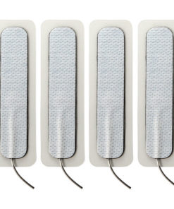 ELECTRASTIM - 4 X LONG SELF ADHESIVE PADS 1.5 CM X 7.5 CM