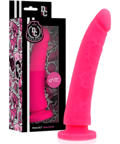 DELTA CLUB - TOYS PINK DILDO MEDICAL SILICONE 17 CM -O- 3 CM