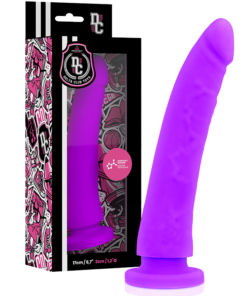 DELTA CLUB - TOYS LILAC DILDO MEDICAL SILICONE 17 CM -O- 3 CM