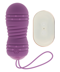 OHMAMA - REMOTE CONTROL ROTATING EGG 7 PATTERNS PURPLE